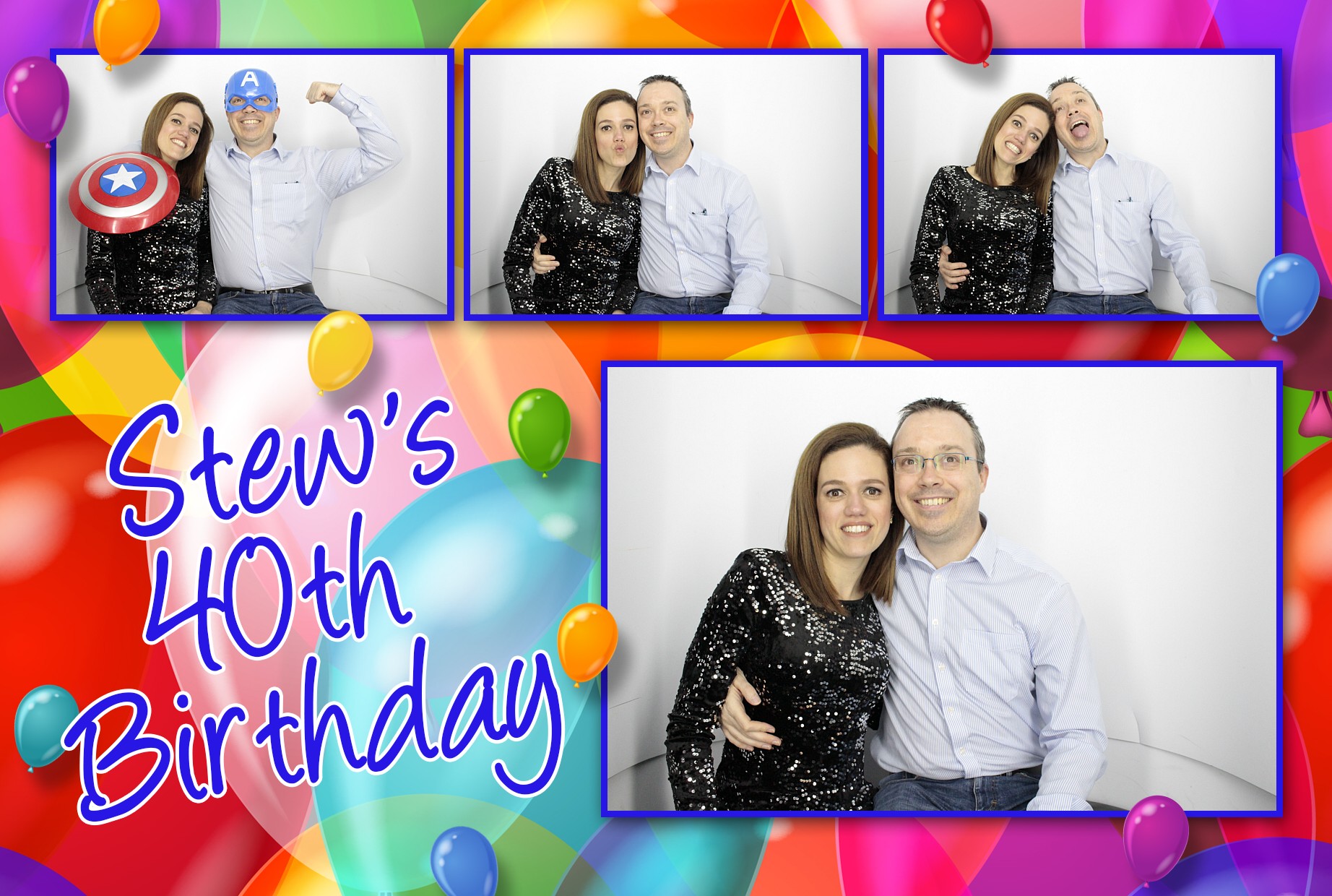 Stew's 40th Birthday | View more photos from the event at gallery.myphotoboothexperience.co.uk/u/MyPhotoBoothExperienceLtd/Stews-40th-Birthday
